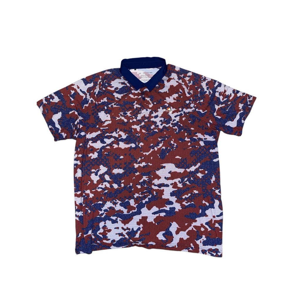 UNDER ARMOUR BAYHILL Golf Polo Shirt‎ The ISO Chill Camo Camouflage Size 2XL